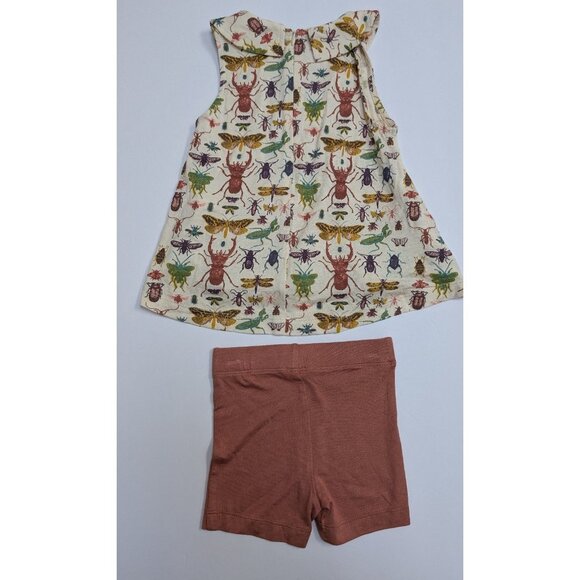 Kate Quinn Modal The last Insects Button Tab Top Bike Shorts Set 18-24 Bugs - Picture 4 of 4